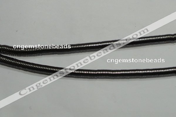 CHE238 15.5 inches 1*4.5mm dish hematite beads wholesale