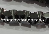 CHE243 15.5 inches 7*9mm bowknot hematite beads wholesale