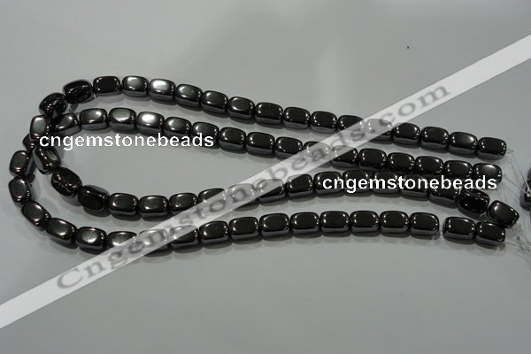 CHE249 15.5 inches 8*12mm cuboid hematite beads wholesale