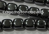 CHE250 15.5 inches 13*13mm cube hematite beads wholesale