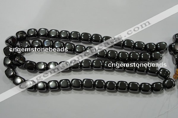 CHE250 15.5 inches 13*13mm cube hematite beads wholesale