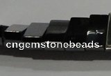 CHE255 15.5 inches 6*7*13mm hematite beads wholesale