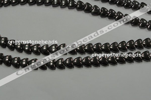 CHE257 15.5 inches 8*8mm heart hematite beads wholesale