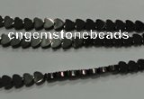 CHE266 15.5 inches 4*4mm heart hematite beads wholesale