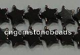 CHE293 15.5 inches 6mm star hematite beads wholesale