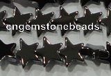 CHE294 15.5 inches 8mm star hematite beads wholesale