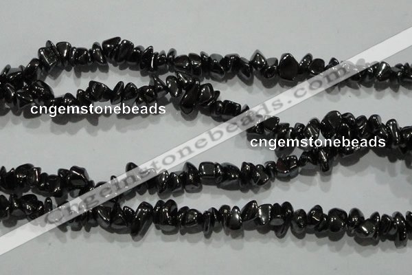 CHE307 15.5 inches 4*6mm – 8*12mm hematite chips beads wholesale