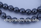 CHE31 16 inches 3mm faceted round hematite beads Wholesale