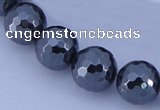 CHE37 16 inches 14mm faceted round hematite beads Wholesale