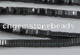 CHE410 15.5 inches 1*2*2mm square matte hematite beads wholesale