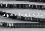 CHE411 15.5 inches 1*3*3mm square matte hematite beads wholesale