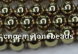 CHE436 15.5 inches 12mm round plated hematite beads wholesale