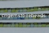 CHE452 15.5 inches 2*2mm cube plated hematite beads wholesale