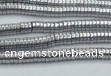 CHE650 15.5 inches 1*3mm tyre plated hematite beads wholesale