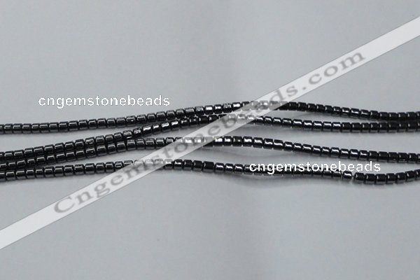 CHE772 15.5 inches 2*2mm drum hematite beads wholesale