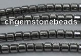CHE775 15.5 inches 2*2mm drum plated hematite beads wholesale