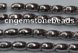 CHE802 15.5 inches 4*6mm rice plated hematite beads wholesale