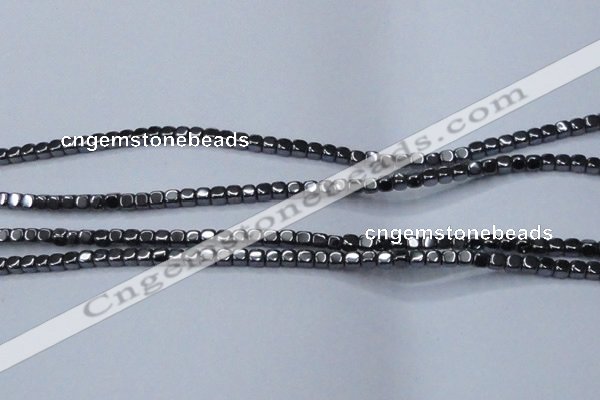 CHE817 15.5 inches 2*2mm dice hematite beads wholesale