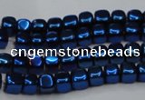 CHE859 15.5 inches 3*3mm dice platedhematite beads wholesale