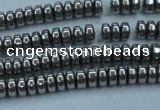 CHE962 15.5 inches 1.5*3mm rondelle plated hematite beads wholesale