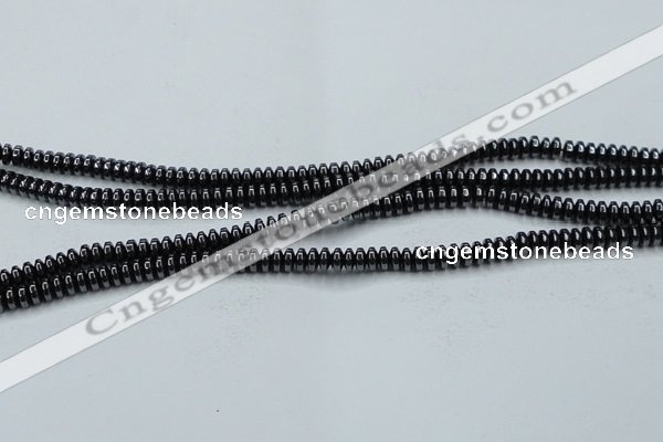 CHE966 15.5 inches 2*4mm rondelle hematite beads wholesale