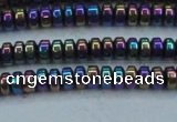 CHE969 15.5 inches 2*4mm rondelle plated hematite beads wholesale