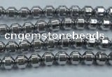 CHE972 15.5 inches 4*4mm plated hematite beads wholesale