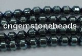 CHE976 15.5 inches 4*4mm plated hematite beads wholesale