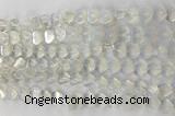 CHG122 15.5 inches 8mm flat heart opal beads wholesale