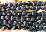 CHG160 15 inches 12mm heart brecciated jasper beads wholesale