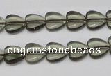 CHG18 15.5 inches 10*10mm heart synthetic smoky quartz beads wholesale