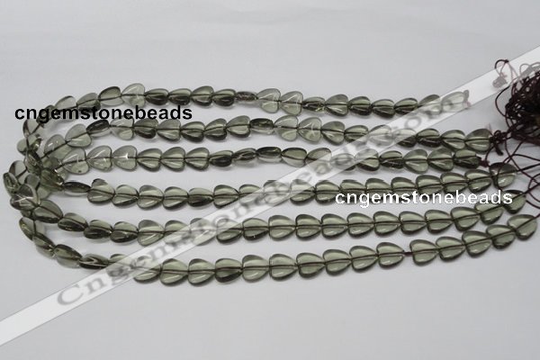 CHG18 15.5 inches 10*10mm heart synthetic smoky quartz beads wholesale