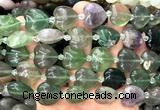 CHG205 15 inches 20mm heart fluorite gemstone beads wholesale