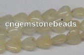 CHG21 15.5 inches 10*10mm heart yellow aventurine beads wholesale