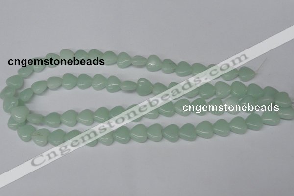 CHG30 15.5 inches 12*12mm heart amazonite gemstone beads wholesale