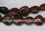 CHG36 15.5 inches 12*12mm heart mahogany obsidian beads wholesale