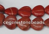 CHG49 15.5 inches 14*14mm heart red jasper beads wholesale