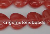 CHG74 15.5 inches 18*18mm heart cherry quartz beads wholesale
