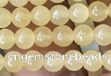 CHJ10 15.5 inches 4mm round honey jade beads wholesale