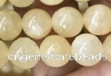 CHJ12 15.5 inches 8mm round honey jade beads wholesale