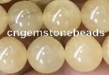 CHJ15 15.5 inches 12mm round honey jade beads wholesale