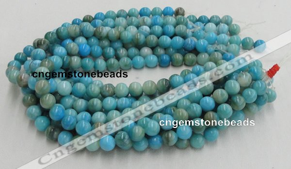 CHM02 16 inches 12mm round blue hemimorphite beads wholesale
