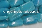 CHM03 16 inches 13*18mm rectangle blue hemimorphite beads wholesale