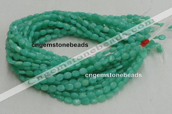 CHM07 16 inches 8*10mm oval green hemimorphite beads wholesale