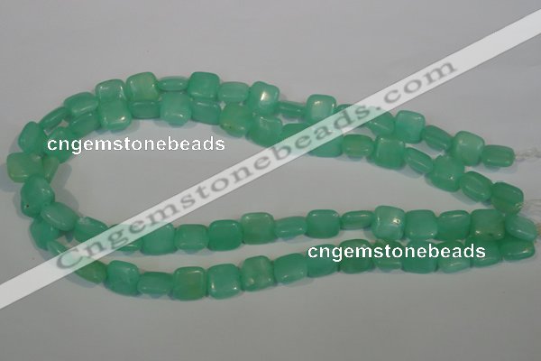 CHM16 15.5 inches 12*12mm square green hemimorphite beads wholesale