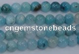 CHM200 15.5 inches 4mm round blue hemimorphite beads wholesale