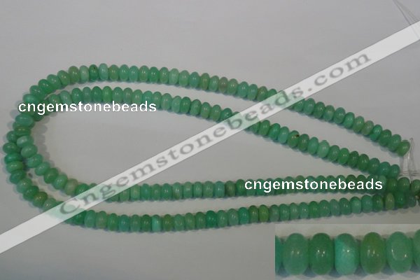 CHM22 15.5 inches 5*8mm rondelle green hemimorphite beads