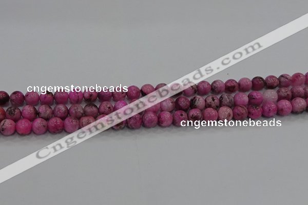 CHM221 15.5 inches 6mm round dyed hemimorphite beads wholesale