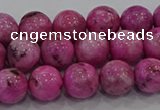 CHM223 15.5 inches 10mm round dyed hemimorphite beads wholesale