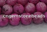 CHM224 15.5 inches 12mm round dyed hemimorphite beads wholesale